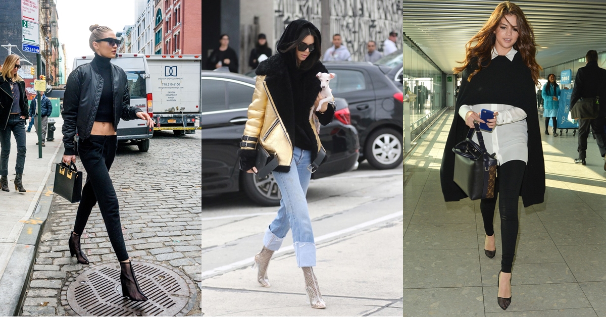 超模、天后腳上都踩這款！「透膚鞋」是下一個流行趨勢？ 吉吉哈蒂德、Gigi Hadid、坎達爾珍娜、Kendall Jenner、Tommy x Gigi、Tommy Hilfiger、透膚鞋、賽琳娜