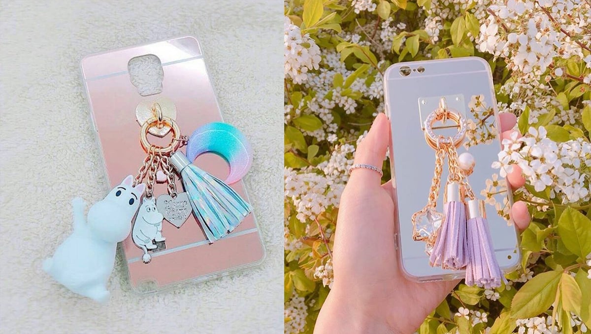 嚕嚕米、愛麗絲都是時尚配件！韓妞的手機吊飾這樣掛 嚕嚕米、愛麗絲、韓國、吊飾、手機殼