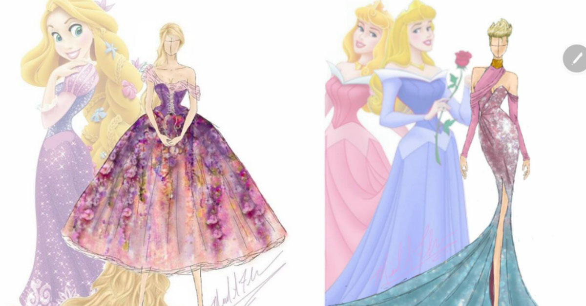 當迪士尼公主躍上時尚大秀⋯以公主服為靈感的時尚設計師 時尚、設計、手稿、禮服、大秀