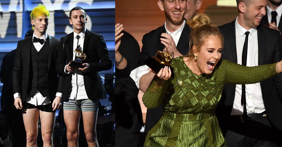 有人露「鵰」有人摔跤！2017年的葛萊美獎好有看頭 2017葛萊美獎、James Gorden、愛黛兒、碧昂絲、女神卡卡