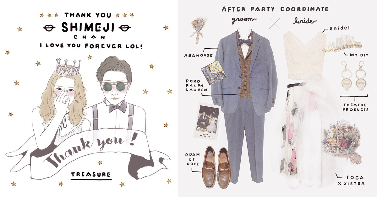 完美婚禮之餘當然少不了這個！「新人似顏繪」讓新郎新娘被滿滿幸福包圍 婚禮、婚顧、婚禮企劃、日本、xoxweddingxox