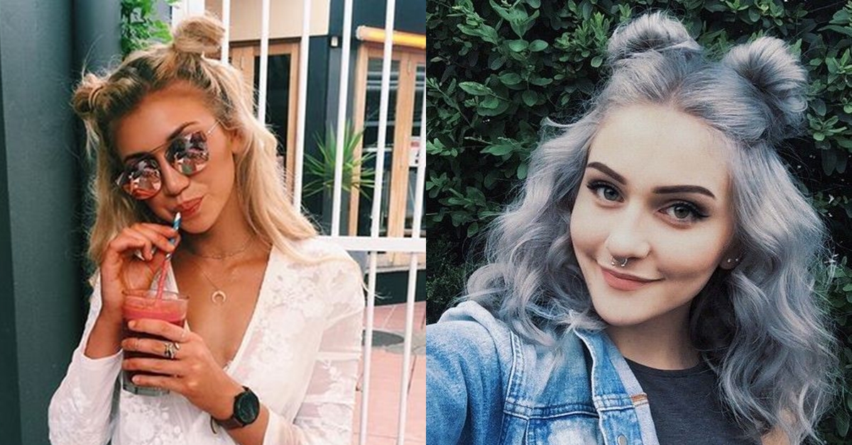 半丸子頭即將交棒？現在街頭最流行的是「半春麗頭」！ 髮型、丸子頭、半丸子頭、春麗、春麗頭