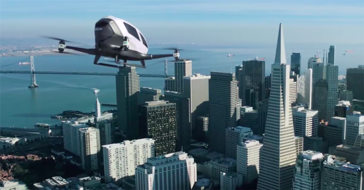 全世界第一個會飛的計程車在杜拜！載客無人機成為富豪們的新交通工具 杜拜、無人機、載客無人機、空中計程車、新交通工具