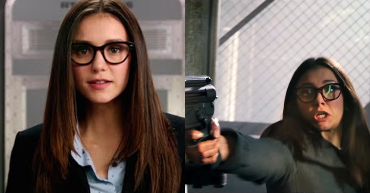 不演吸血鬼之後呢？妮娜道伯瑞在《限制級戰警：重返極限》裡化身宅妹超呆萌 吸血鬼日記、The Vampire Diaries、妮娜道伯瑞、Nina Dobrev、限制級戰警3：重返極限