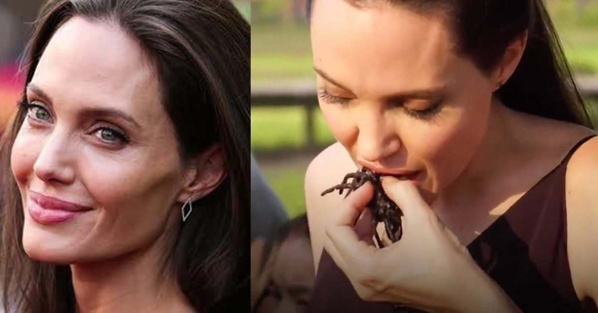 原來裘莉喜歡「吞蠍子」？離婚後帶6個孩子出遊竟是去柬埔寨吃蠍？ 安潔莉娜裘莉、柬埔寨、蠍子、弒父：柬埔寨女孩的回憶、布裘婚變