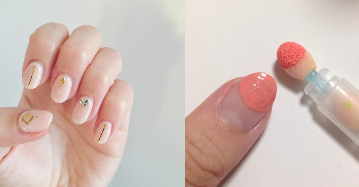 手拙傻妞也能秒上手！4種傻瓜美甲術讓你在家也能畫出不NG指彩 傻妞主義、指彩、指甲、彩繪、DIY、美甲、沙龍級、線條指彩、OK繃、眼影棒、蠟筆