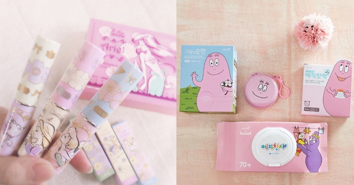 頑皮豹、瑪麗貓、泡泡先生又來了啦！卡通聯名美妝失心瘋6連發 卡通聯名美妝、護唇膏、衛生棉、氣墊粉餅、失心瘋