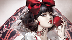 兒童不宜！張小白的刺青童話美人繪 藝術、插畫、童話、迪士尼、迪士尼公主