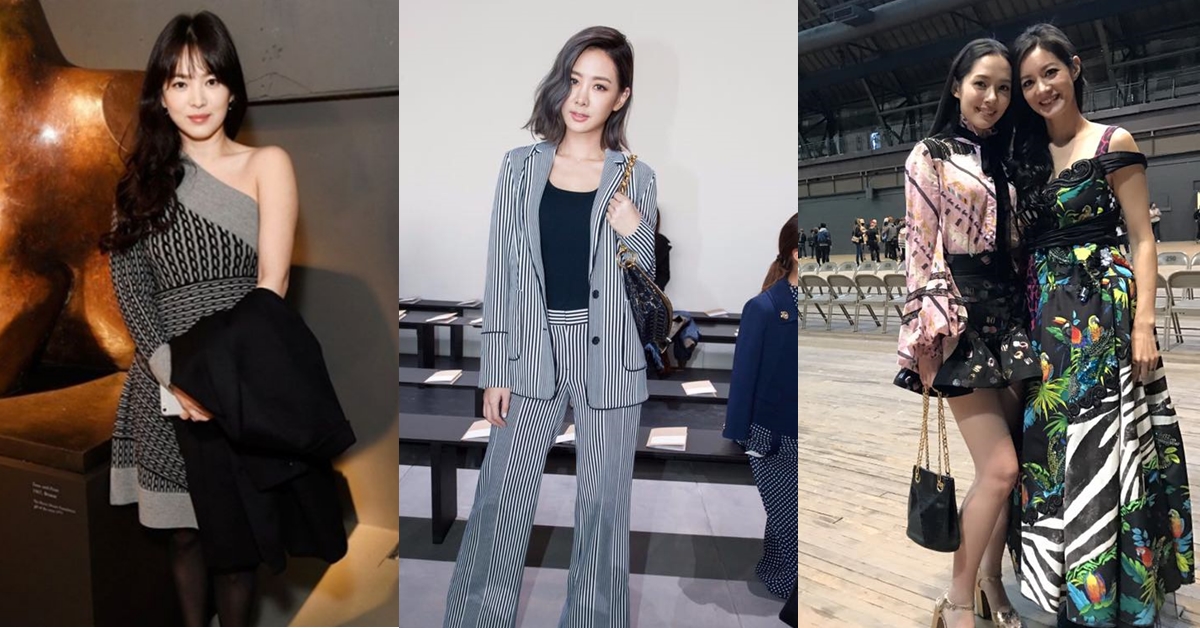 女明星們都穿什麼去參加時裝周？今年必備的單品就是「它」！ 時裝周、女明星、宋慧喬、JANET、安心亞