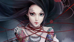 艷麗無雙！張小白的紋身古典美人繪 藝術、插畫、刺青、紋身、張小白