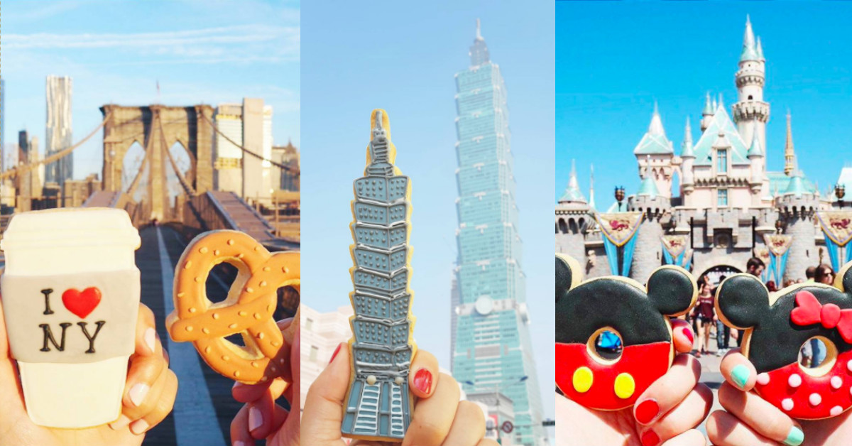 旅行就跟甜點一樣讓人著迷！把「到此一遊」記錄在糖霜餅乾上的巧手烘焙師 甜點、旅行、糖霜餅乾、澳洲、紐約