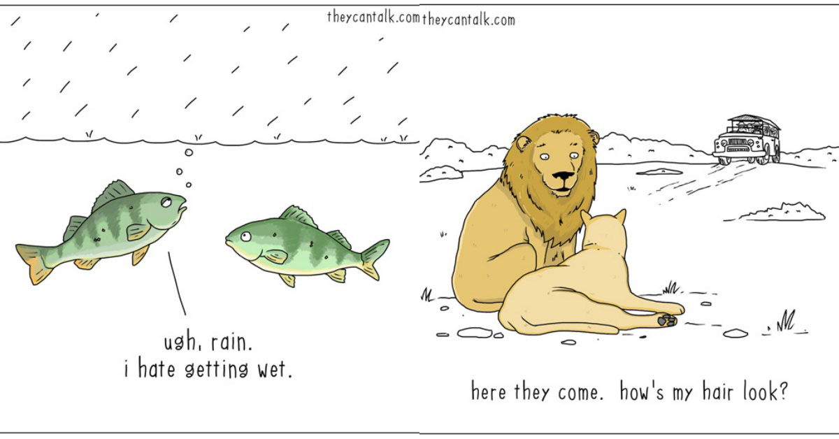 朕的心思不是奴可以揣測的！《They Can Talk》系列畫出動物們的幽默O.S. They Can Talk、插畫、Jimmy Craig、動物、O.S.、幽默、藝術