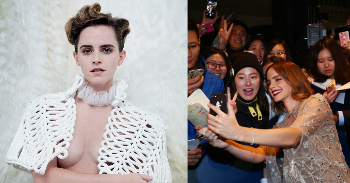 艾瑪華森火辣露半球登封面！宣告從此不跟粉絲自拍的原因是 艾瑪華森、Emma Watson、美女與野獸、貝兒、Vanity Fair