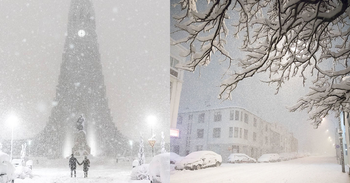副熱帶國家不懂雪的白！前進冰島的攝影師拍下如暴風雪般的街道 雪、雪白、大雪、GUNNAR FREYR、冰島、藝術
