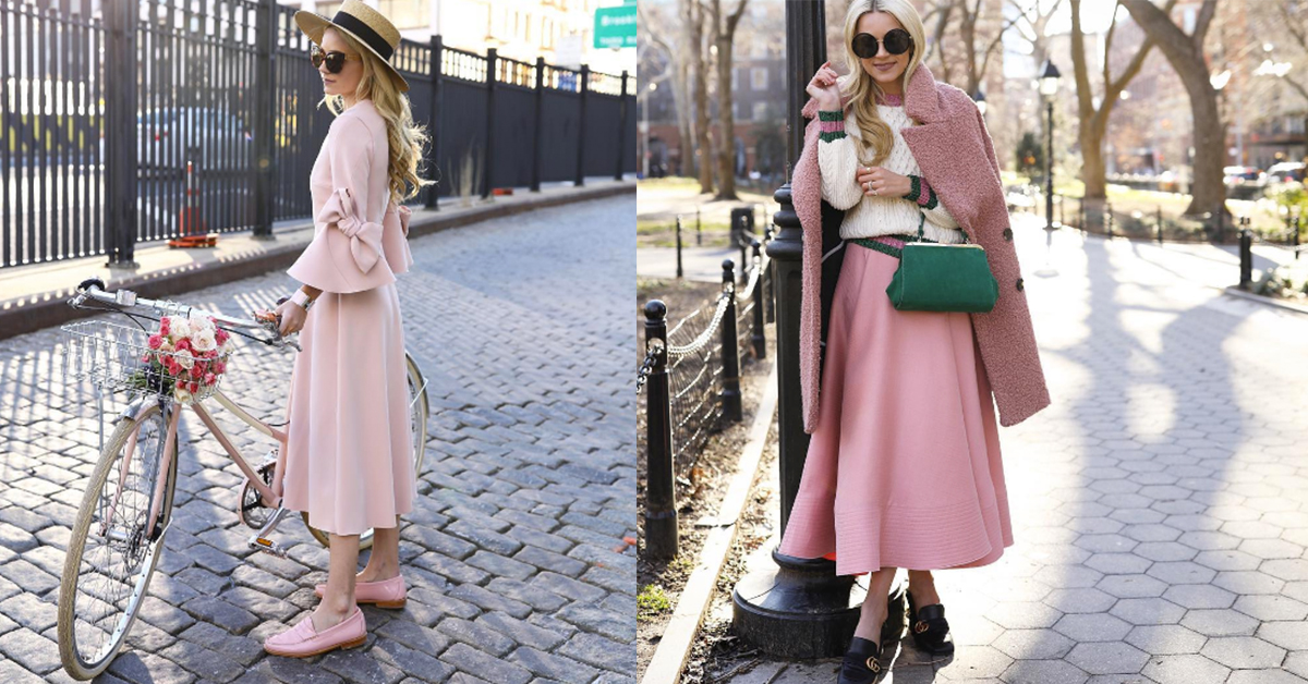 春夏一定粉紅的不要不要的！由4位部落客示範來勢洶洶的Pinky勢力 2017春夏、粉紅色、街拍、部落客、Irene Kim