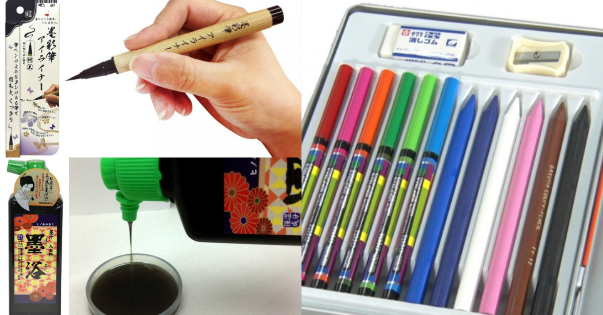 哎唷喂你怎麼把蠟筆當眼影啦？！超逼真「偽文具」化妝品驚呆上市 日本、化妝品、懷舊、復古、可愛、文具、偽裝、偽文具、化妝品、保養品、護手霜、指甲油、腮紅、眼影、睫毛膏、眼線筆、口紅、入浴劑、逼真、惡搞