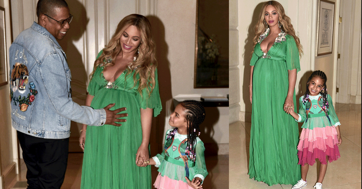 為《美女與野獸》拚場？碧昂絲愛女Blue Ivy穿近80萬華服現身首映 美女與野獸、碧昂絲、Blue Ivy、Gucci、雅瑞安娜