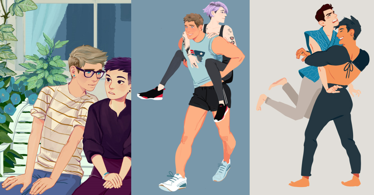 引爆你的腐女魂！插畫家筆下互動超有愛的男男CP 腐女、 插畫 、 男男CP 、 同志 、 溫馨 、 暖男 、 傲嬌 、 害羞 、藝術