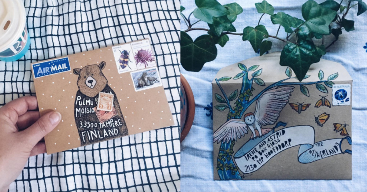 花花世界的滿滿心意！超美手繪信封寄出我愛你的心 手繪、插畫、信封、心意、手寫、創作、可愛、浪漫、特別、NaomiBulger、藝術