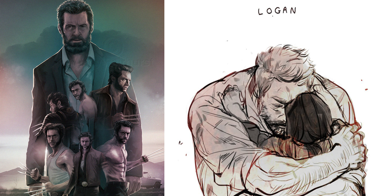 完全能感受到粉絲們不捨的心情啊...令人超想哭的《羅根》Fan Art 羅根、休傑克曼、感人、Fan Art、X教授