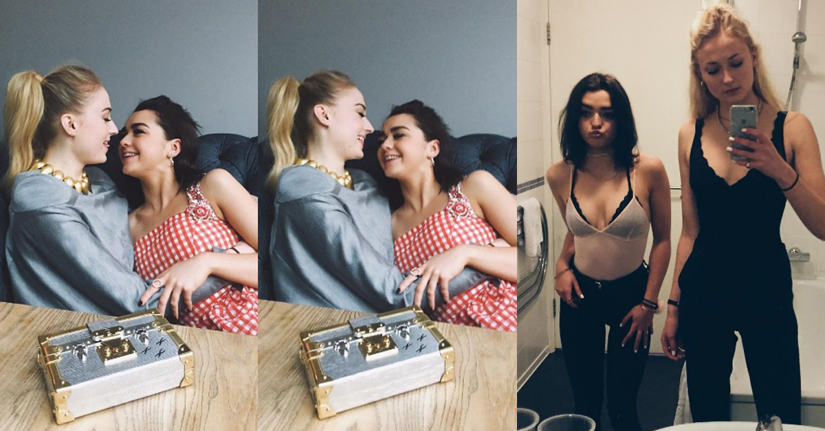 戲裡戲外都是好姊妹！《權力遊戲》史塔克姊妹的感情比你想像的還要好 權力遊戲、冰與火之歌、史塔克姊妹、Stark、珊莎