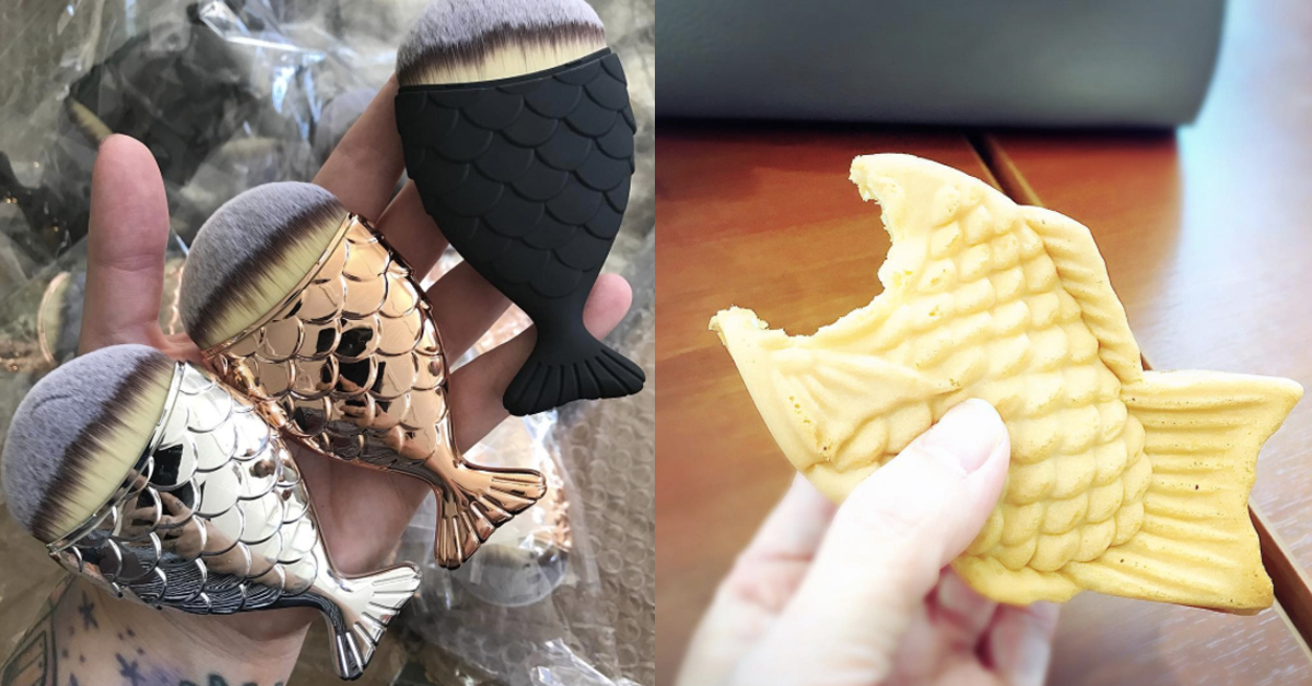 這難道是鯛魚燒的家族新成員？美人魚多功能刷具胖胖登場 刷具、美妝刷、美人魚、小美人魚、美人魚刷