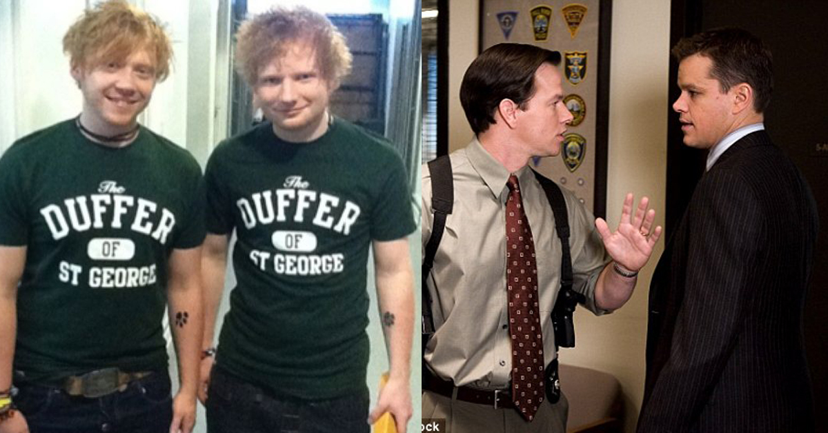 他們早就放棄糾正粉絲了！5位大明星被誤認為另一個大明星時的幽默反應 紅髮艾德、Ed Shreen、榮恩、羅伯特葛林、Rupert Grint、Ed Sheeran、Sir Ben Kingsley、班金斯利爵士、派翠克史都華爵士、Sir Patrick Stewart、Matt Demon、Mark Wahlberg、麥特戴蒙、馬克華伯格、神鬼無間、綺拉奈特莉、娜塔莉波曼、Keira Knightley、Natalie Portman、星際大戰、布萊絲達拉霍華、潔西卡雀絲坦、姊妹、侏儸紀世界、攻敵必究、Jessica Chastain、Bryce Dallas Howar