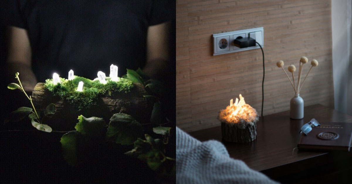 沒時間出外踏青？夢幻蘑菇小夜燈讓你把森林搬回家 燈飾、森林、蘑菇、苔蘚、夢幻、居家佈置、Shroom in the Room、設計、shroom_in_the_room