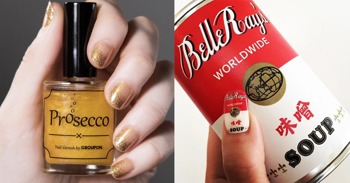 24小時都是Happy Hour！把手指放進嘴裡就像喝一杯的Prosecco香檳指甲油 rosecco、義大利、香檳、香檳指甲油、炸雞指甲油