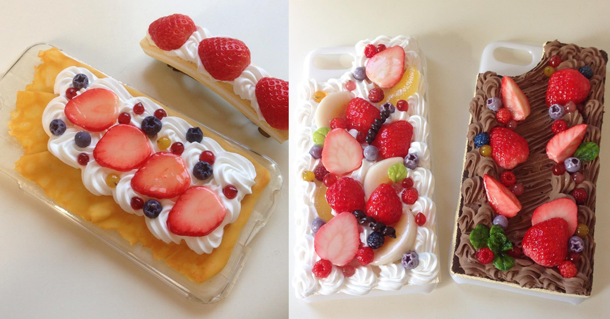 忍不住想咬一口！好好吃的手工甜點手機殼又一彈 甜點、擬真食物、手機殼、新鮮、水果