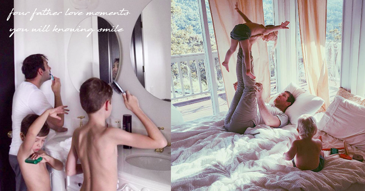 原來爹地都是醬帶小孩的！讓人感動的、會心一笑的4個父愛瞬間 父愛、父親、爸爸、爹地、父愛爆棚、北鼻、愛睡在一起