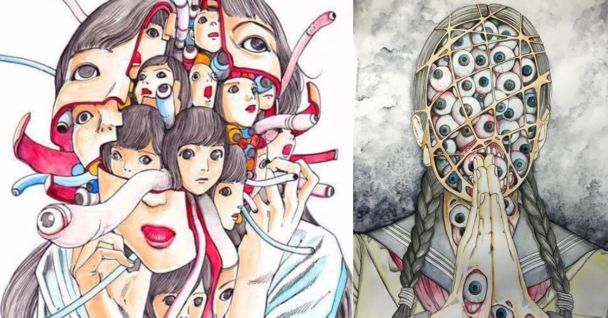 甜美少女的眼珠都骨碌碌的滾了下來！玩弄肉體的極致－駕籠真太郎 駕籠真太郎、漫畫、獵奇、血腥、色情、18禁、成人、可怕、不舒服、藝術