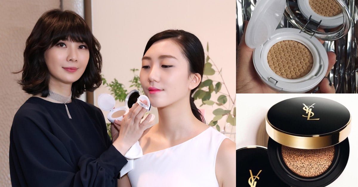 美妝Weekly：絲棋老師開課囉！出門5分鐘「啪啪啪」搞定的立體感氣墊完妝術 氣墊、氣墊粉餅、氣墊上妝、柔霧妝感、YSL、IOPE、MAYBELLINE、I’M MEME、LANCOME、1028