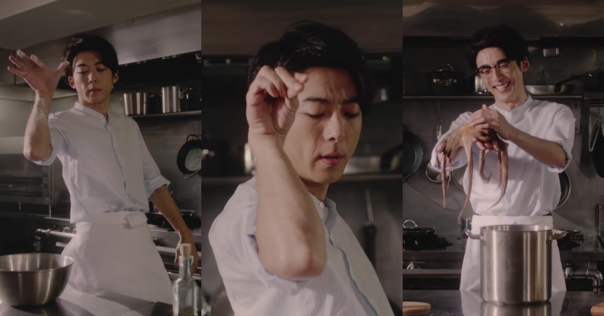 酒都還沒喝就醉惹～高橋一生「氣泡酒廣告」高濃度醉人登場啦 高橋一生、廚師、天菜大廚、氣泡酒、廣告、醉、日本、可愛、帥氣