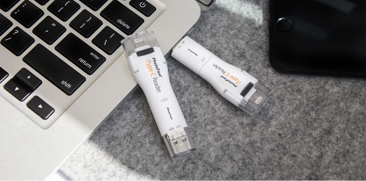 [新聞稿]全球唯一蘋果專用！PhotoFast領銜推出4接頭讀卡機 讀卡機、PhotoFast、iPhone、蘋果、隨身碟