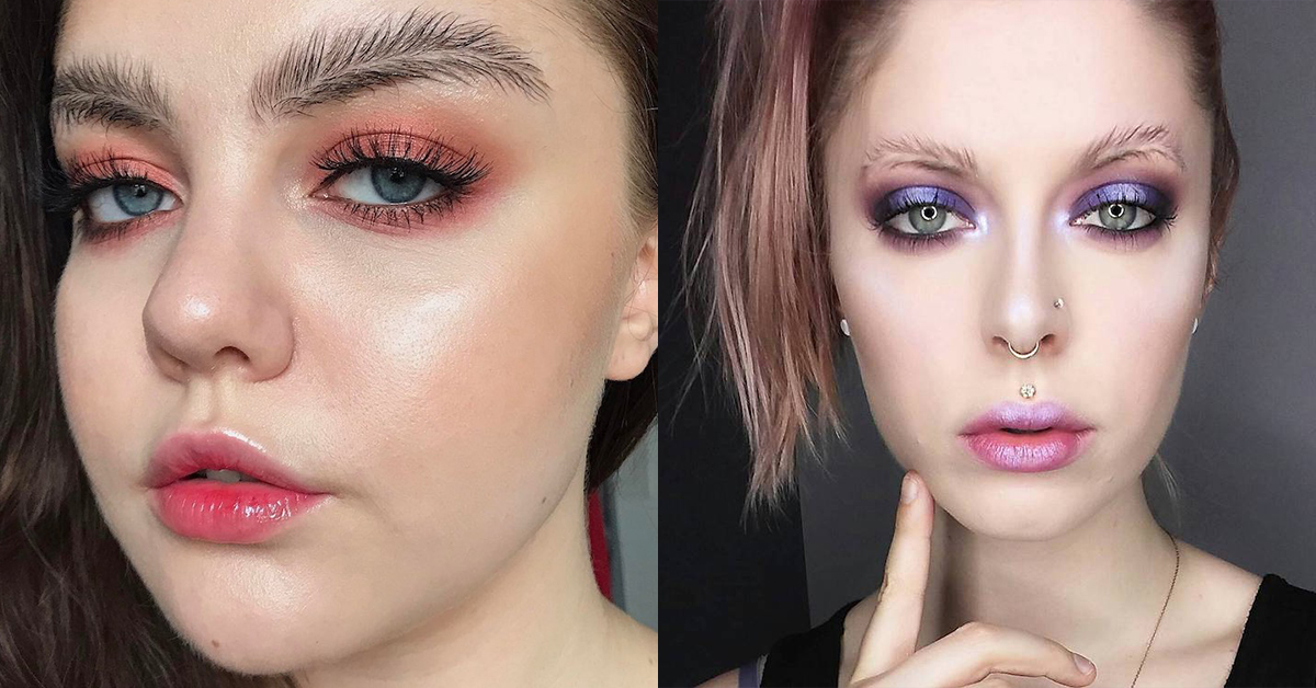 這眉毛有點囂張又有點浪漫！眉毛新畫法「羽毛眉」你敢嘗試嗎？ 羽毛眉、眉毛、眉型、彩妝、造型師、密集恐懼症