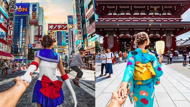 美少女戰士的點子太棒了！「Follow Me」牽手夫妻日本行新作再掀討論 Follow Me、牽手、夫妻、日本、攝影