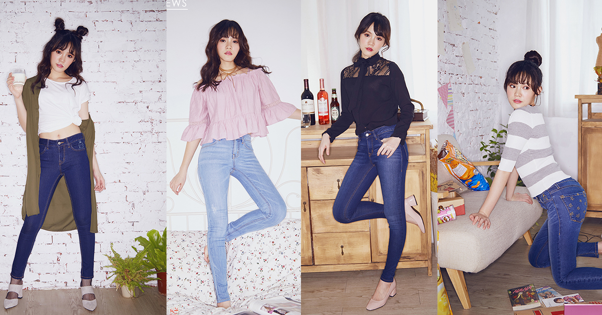除了「美到犯規」我想不到其他詞！吳心緹共創設計牛仔褲的4種造型公開 吳心緹、小敏、牛仔褲、設計、共創設計、設計師、魔力、夢想、顯瘦、合身