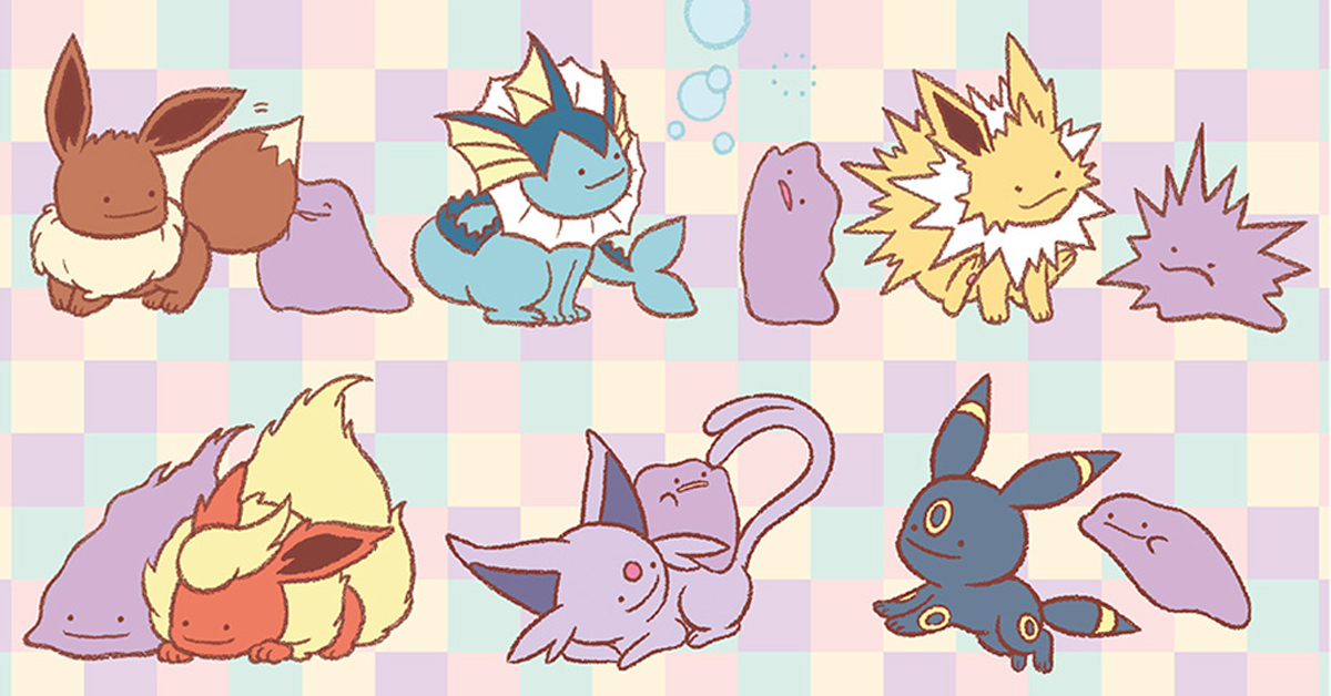 百變怪和伊布傻傻分不清楚！山寨版跟本尊的伊布娃娃你選兜幾 百變怪、變身、扭蛋、第三彈、伊布、寶可夢、可愛、火精靈、雷精靈、水精靈、月精靈、太陽精靈、仙子精靈、葉精靈、冰精靈、雷精靈