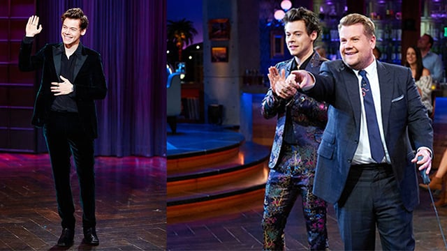 詹姆斯柯登飯碗不保！一世代哈利代班主持Late Late Show帥出新高度 詹姆斯柯登、一世代、哈利、Late Late Show、Sign of the Time、Harry Styles