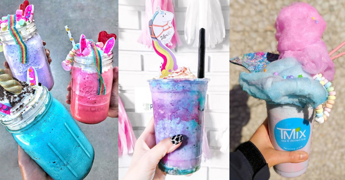 少女心大噴發的時刻到了！3家夢幻值爆表的獨角獸飲料 獨角獸飲料、奶昔、unicornfrappe、unicornfrappuccino、Caked La、Kikokopi、TMIX tea