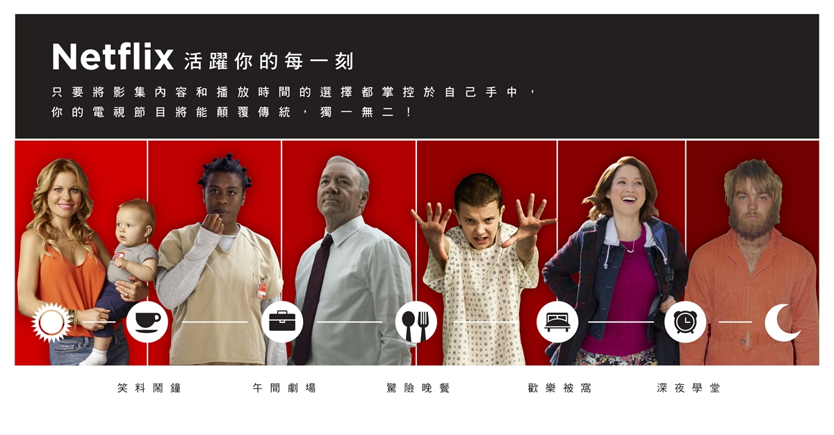 [新聞稿]原來世界各國的人都在這麼妙的時間看電視！解析全球追劇行為模式 NETFLIX、追劇、時段、時時刻刻