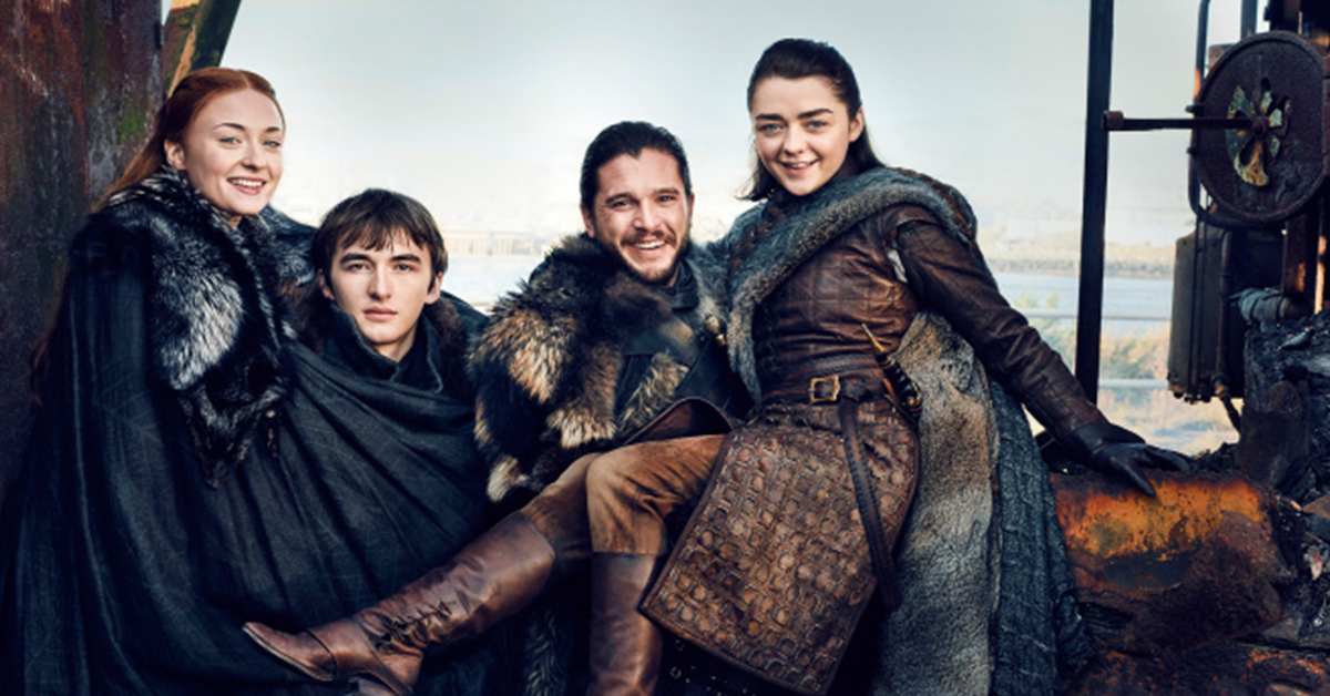 史塔克家兄弟姊妹久違地齊聚一堂！《權力遊戲》第七季最新幕後花絮照曝光 幕後花絮、GOT、權力遊戲、冰與火之歌、Game of Throne、史塔克家、珊莎、雪諾、布蘭、艾莉亞、第七季、好看、期待、劇中、幕後花絮