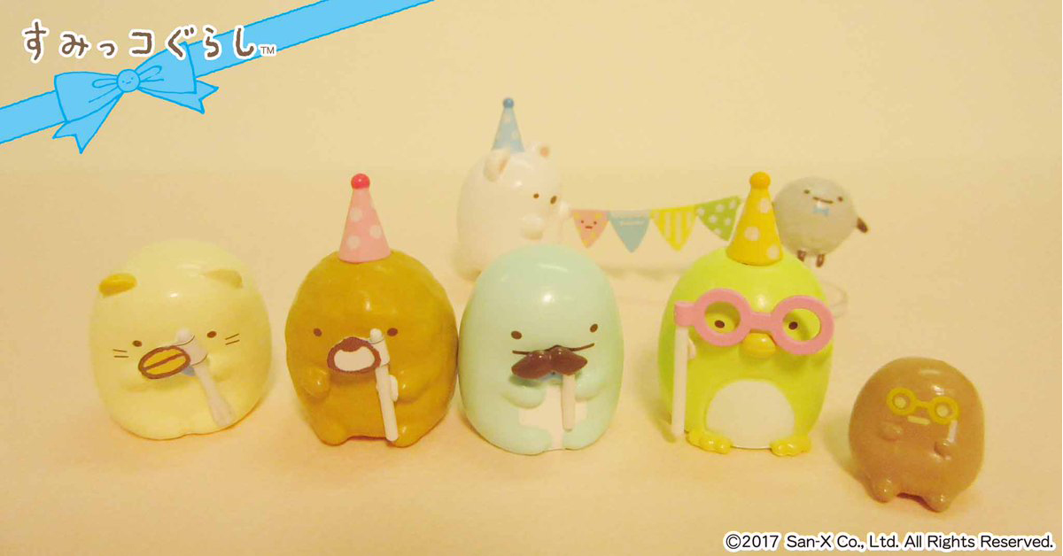 即使是躲在角落也有自己的小世界！角落生物盒玩害羞登場 角落生物、今天是角落生物的派對時光、城市角落的洋菓子店、盒玩、RE-MENT