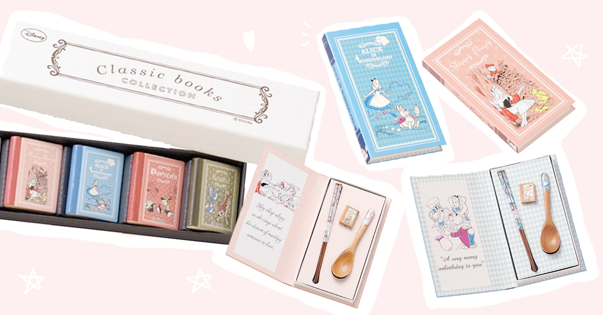 迪士尼故事裡居然藏著筷子湯匙！超精緻的童話書餐具組可愛又環保 童話書、故事書、迪士尼、餐具組、筷子、湯匙、筷架、小鹿斑比、小飛象、愛麗絲夢遊仙境、睡美人、小木偶