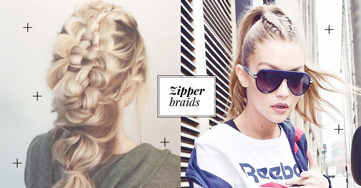 進階版編髮妳敢挑戰嗎？Kendall、Gigi都綁過的「拉鍊辮」教學在此 拉鍊辮、髮型、編髮、盤髮、拳擊辮