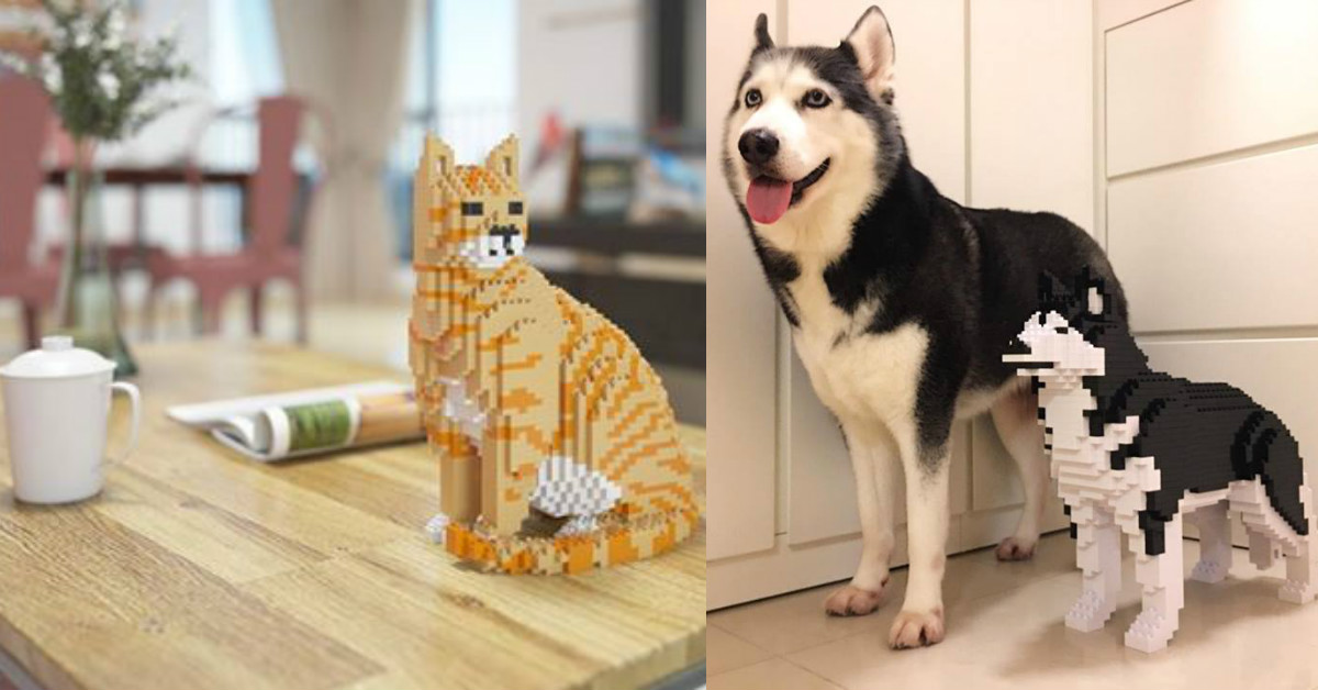 我的毛小孩怎麼解析度變這麼低？！化身紅白機電動主角的「點陣圖寵物」登場 日本、香港、積木、點陣圖、藝術、裝飾品、可愛、寵物、毛小孩、JEKCA、藝術