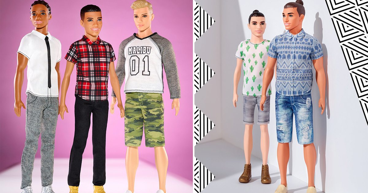 「肌肉男」肯尼新登場！等了56年芭比男友終於改頭換面 芭比、肯尼、Fashionistas、Mattel、肌肉男
