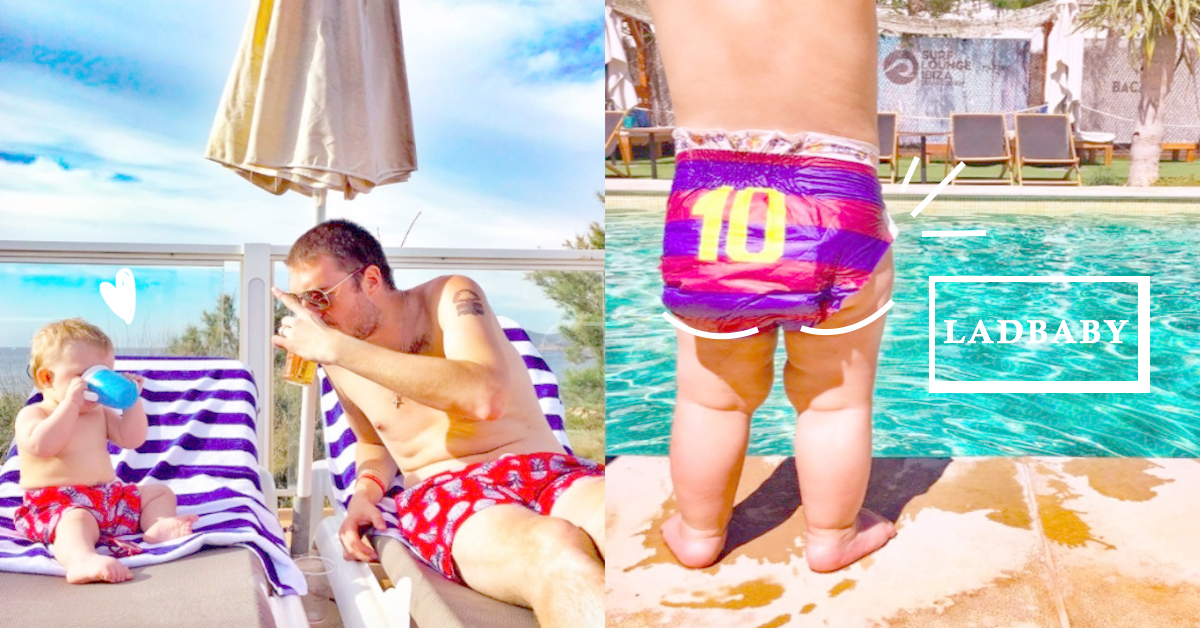 老爸哩賣勾鬧啊啦！媽媽、兒子都崩潰的全職奶爸「屁孩日記」 ladbaby、可愛、孩子、父子、惡搞