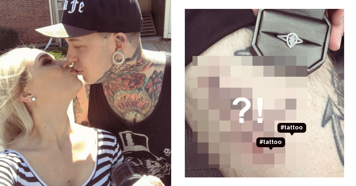 只許成功不許失敗！男孩在大腿刺上了史上最浪漫的問題讓刺青師女友回答 刺青、求婚、浪漫、失敗、冒險、嫁給我吧、_missbrookenicole、vinnypxpx